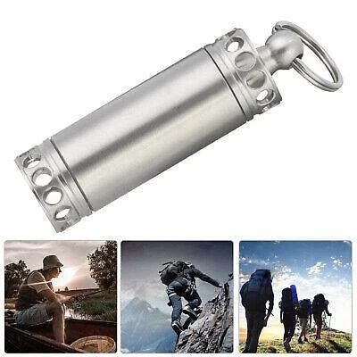 Botella de supervivencia impermeable portátil de grado militar para medicina de campamento
