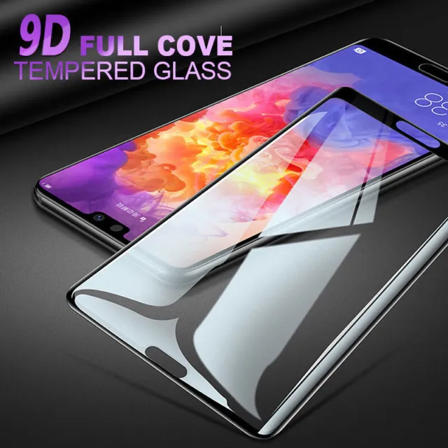 FOR Huawei P20 P30 P40 Pro Lite Full Cover Tempered Glass Screen Protector NEW
