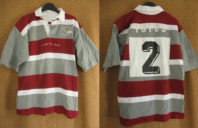 Maillot Rugby Castres Olympique Vintage – Canterbury, Bleu, #6, Taille XL