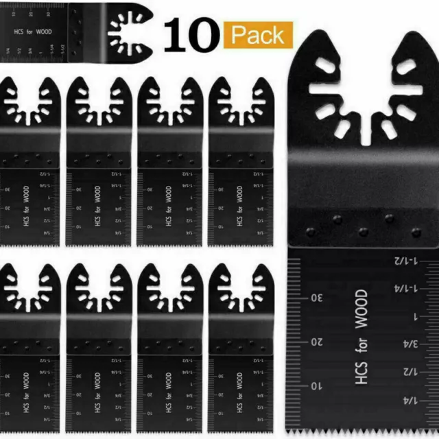 Black 34mm Oscillating Multi Tool Saw Blades For Fein Makita Bosch Wood Metal