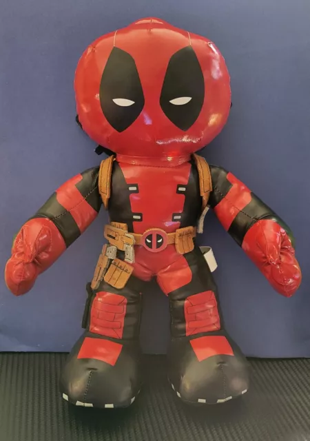 Just Play Marvel Deadpool Vinyl 14 inch Plush Xmen Super Hero