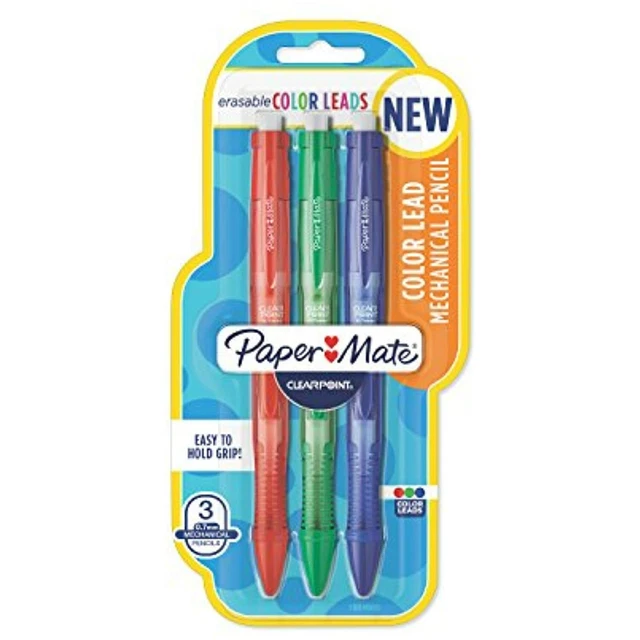CLEARPOINT COLOR LEAD Mechanical Pencils, HB, 2, 0.7mm, Assorted