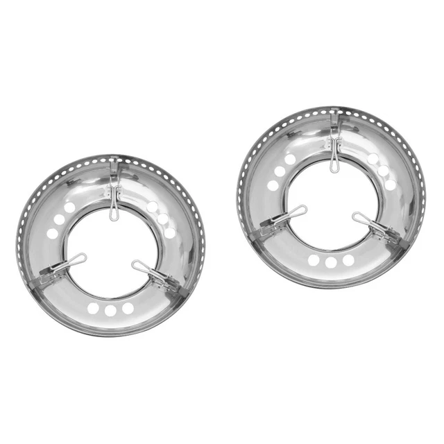 2x Estufa de gas Sartén de pie Horno Soporte Estante Estufa de gas Pan Soporte