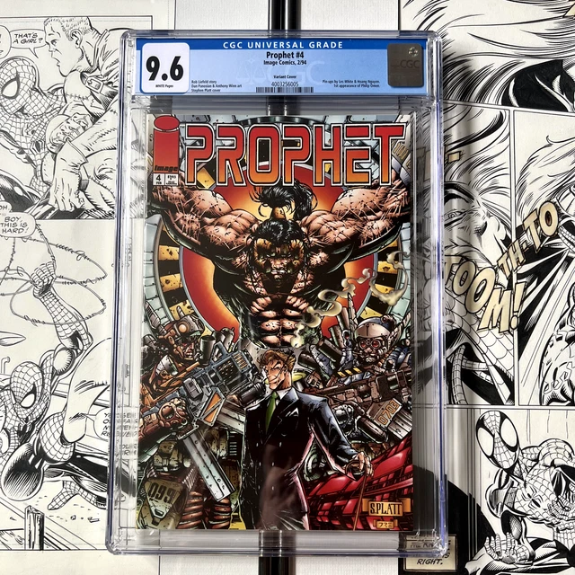 Prophet #4 CGC 9.6 WP | Variant Cover | Stephen Platt Art | Image Comics 1994 3