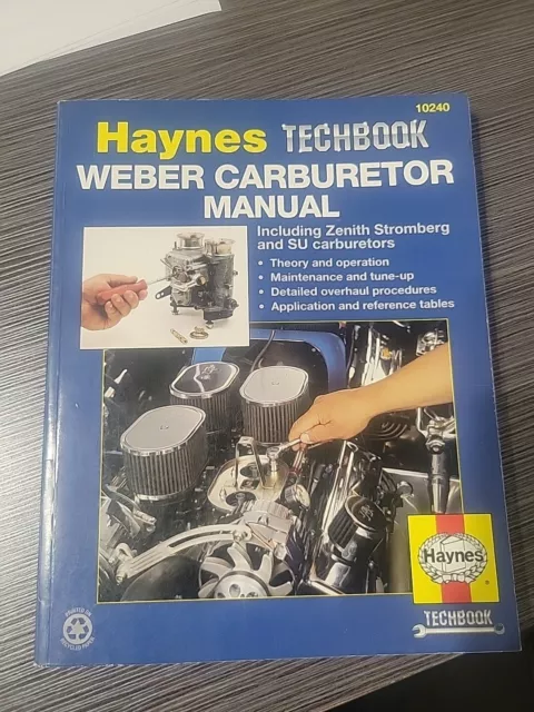Haynes Techbook 10240 Weber Carburetor Manual T18