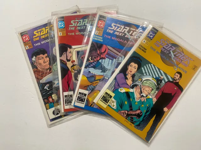 1991 DC Comics STAR TREK The NEXT GENERATION The Modala Imperative #1-4 12068