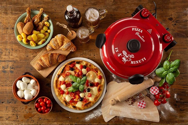 Ariete 919 Pizza Au 4 Minutes Four pour Pizza 400 Degrés Pierre Réfractaire 7