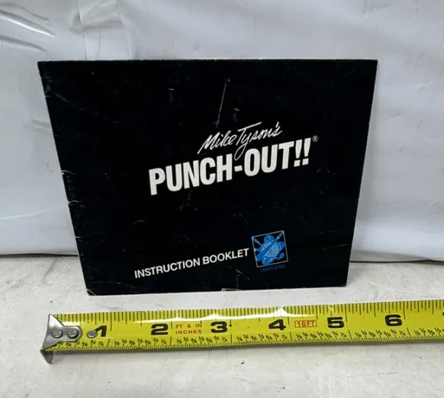 Mike Tyson’s Punch Out for Nintendo NES Manual  Instruction Booklet ONLY 1987