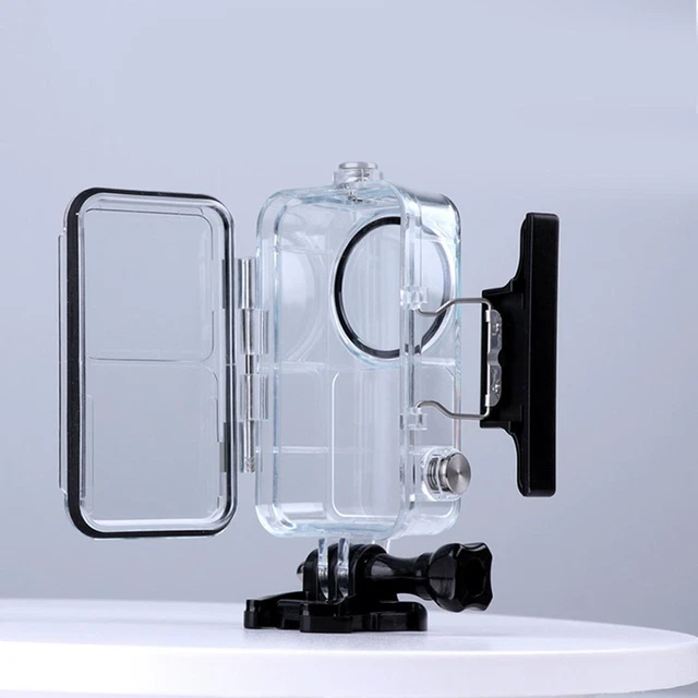 Underwater Waterproof Case with Tempered Lens Quick Release Protective Diving