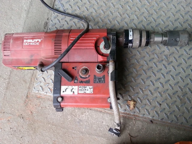 HILTI DD 160E diamond core drill 110 v and DD CA S carriage holder