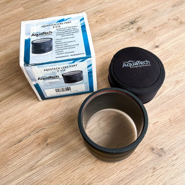 Aquatech P-110 camera lens port