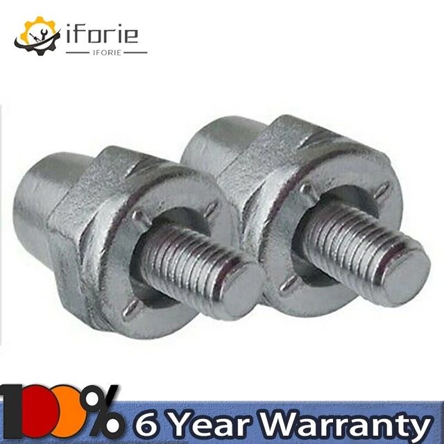 2PCS Zinc Alloy Battery Side Terminal Charging Posts For 8mm Positive Negative