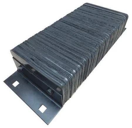 Zoro Select 22Nt84 Dock Bumper,26X4-1/2X10 In.,Rubber