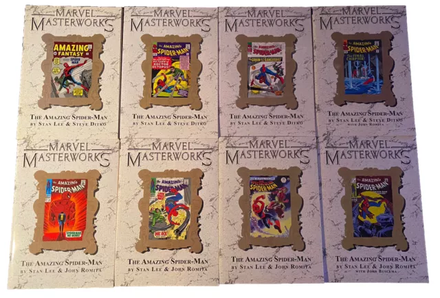 Amazing Spider-Man Marvel Masterworks TPB Direct Edit. Vol 1-8 Lee Ditko Romita
