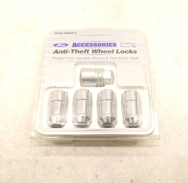 NEW OEM FORD AntiTheft Wheel Locks Exposed Lugs 7T4Z1A043A Edge MKX