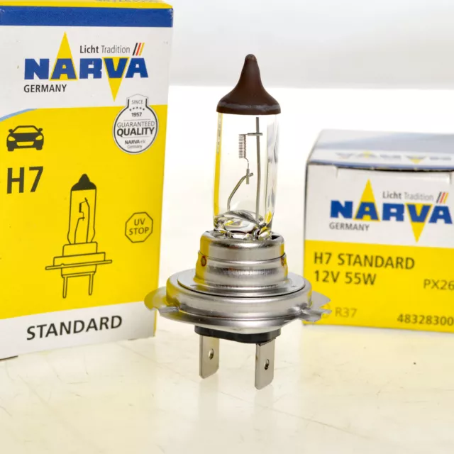 NARVA 48328 H7 12V 55W Autolampe Glühlampe Scheinwerfer PX26d / Classic