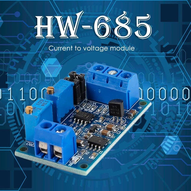 CURRENT VOLTAGE CONVERTER HW685 0/420mA To 03.3V/5V/10V Voltage