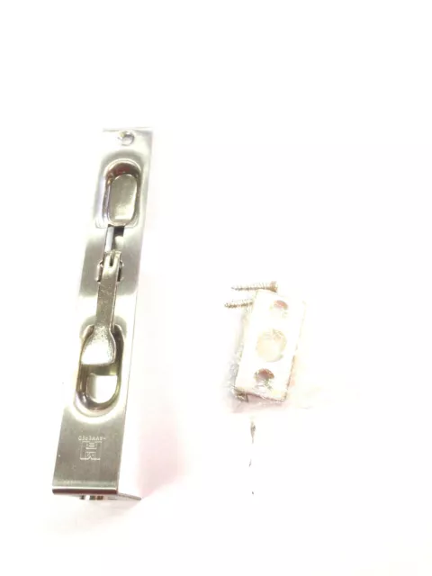 12pcs Door flush bolts 150mm Stainless Steel Toggle Action Slide Bolt Lock #6248 2
