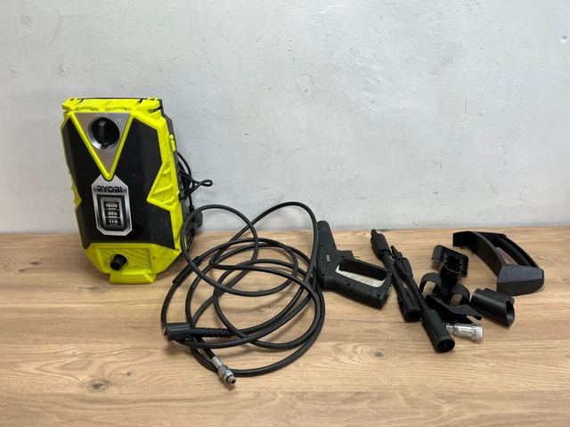 HIGH PERFORMANCE RYOBI RPW110B Pressure Washer | 1500w £35.00 - PicClick UK
