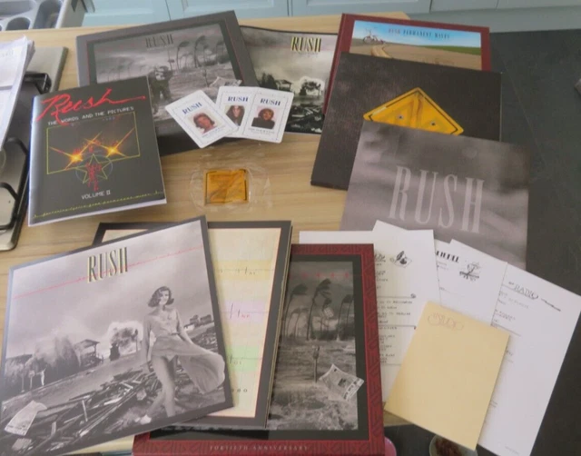 RUSH PERMANENT WAVES 40th ANNIVERSARY SUPER DELUXE BOX SET, OPENED ...