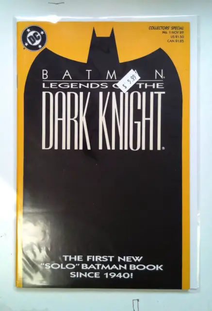 Legends of the Dark Knight #1 DC Comics (1989) Orange Cover 1st Print Comic Book