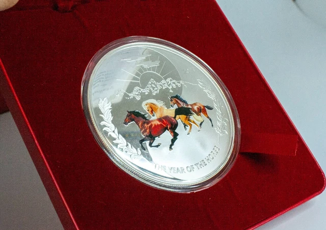 2014 TOKELAU YEAR of the Horse 1 Oz .999 Silver Coin $44.99 - PicClick