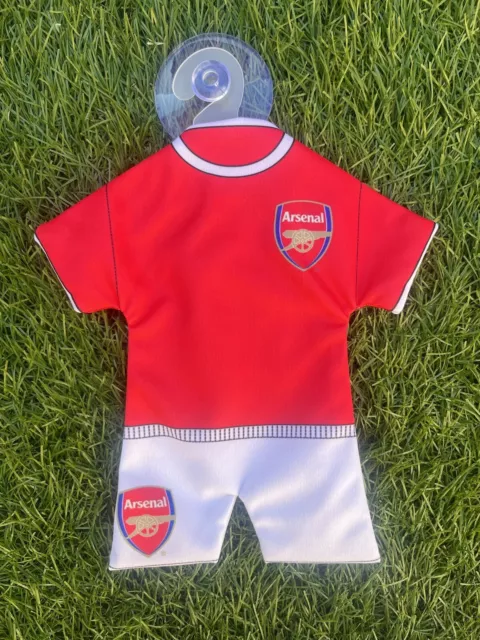 Official Arsenal FC home football mini kit window hanging car accessories