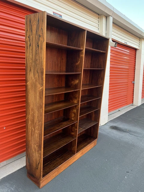 Danish Modern Rosewood Bookcase Wall Unit Poul Hundevad MCM