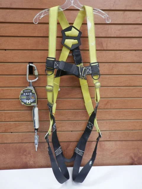 Guardian 01700 Fall Protection Velocity Harness w/ Halo Fall Protection LifeLine