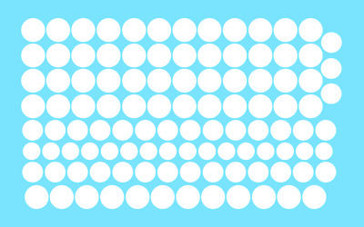 DECALS Carré rond blanc decal 1/43 1/32 square chiffres race plate DÉCALCOMANIE 