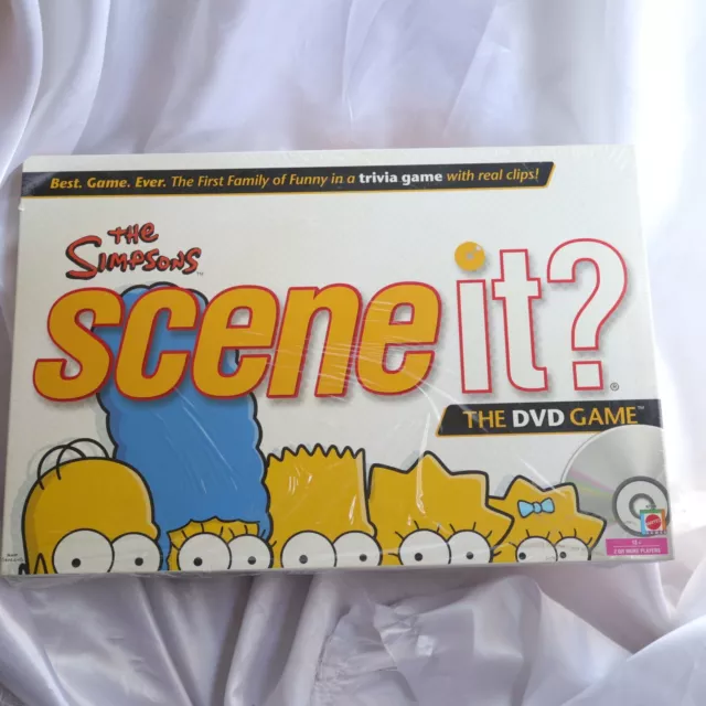 The Simpsons Scene It DELUXE Edition DVD Trivia Board Game NEW sealed