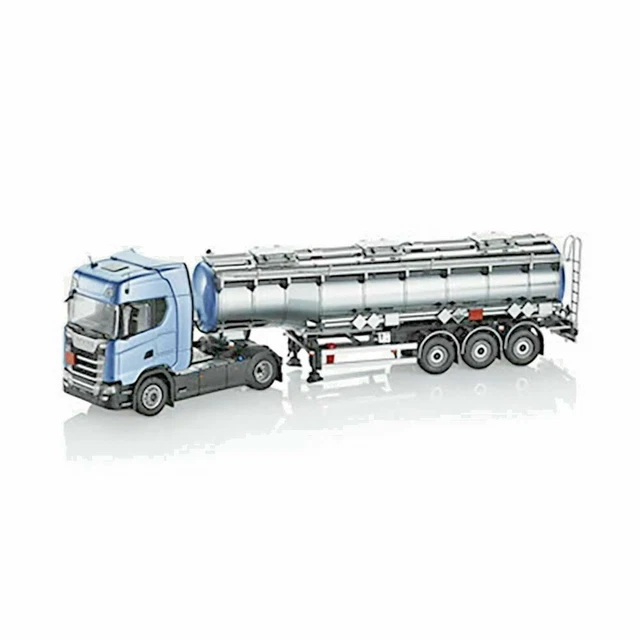 Scania CR 20 HD + semi-remorque citerne chromée Tank Expert (Pologne) - SNC