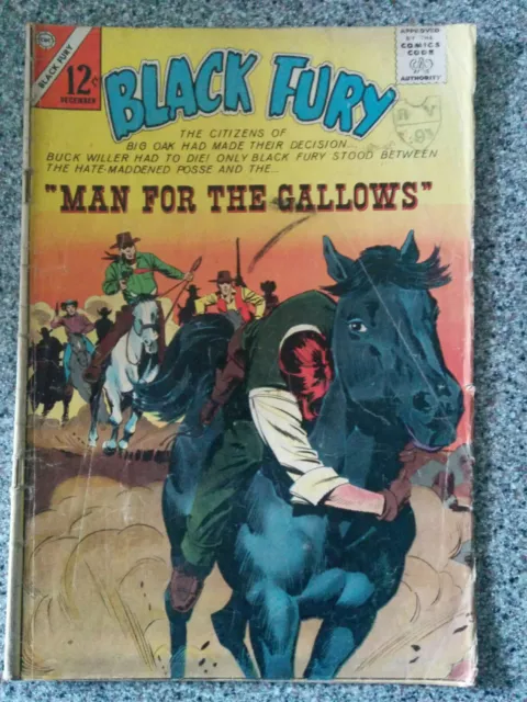 BLACK FURY - Man For The Gallows Charlton Comics 1964