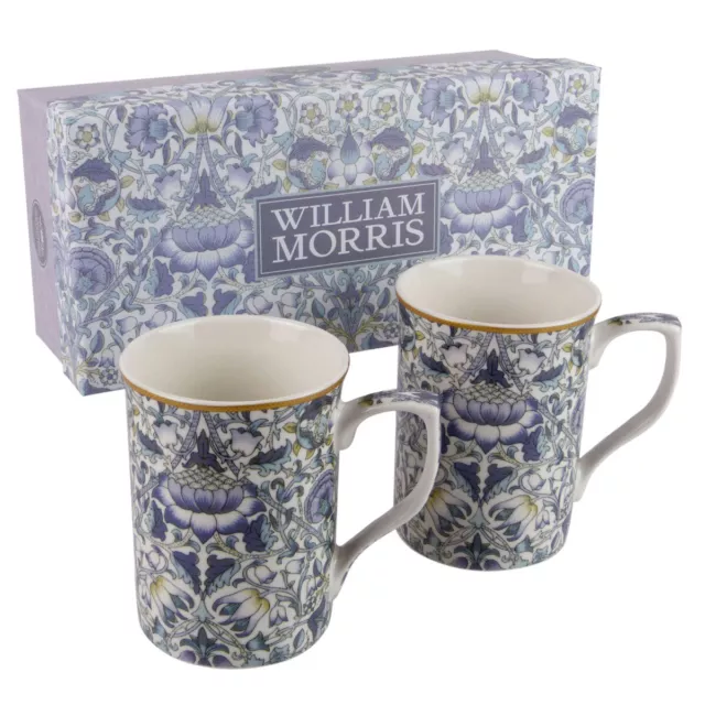 Set De 2 Chine William Morris Tasses Lodden Design Boite Cadeau