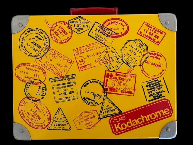 Valise Mallette D’appareil Photo Argentique Kodachrome Neuve Bag Étui Sac Bag
