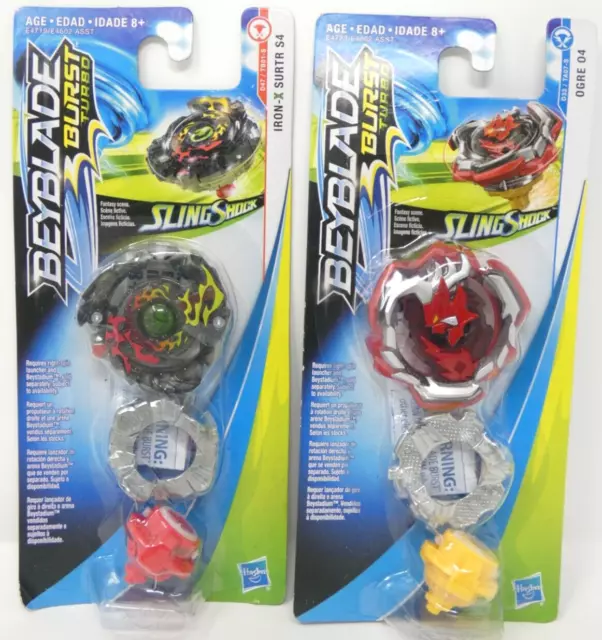 Beyblade Burst Turbo Slingshock - Pião Iron-X Surtr S4 - Beyblade