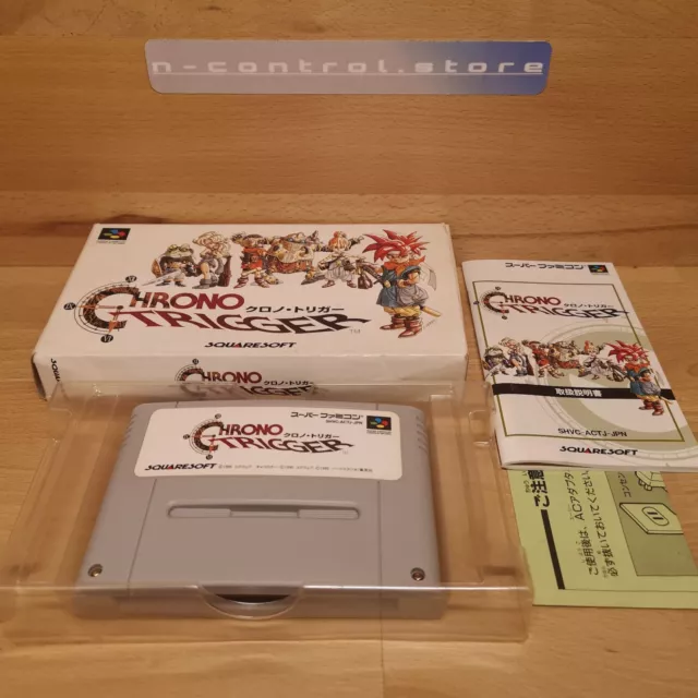 CHRONO TRIGGER Nintendo Super Famicom OVP CIB Anleitung SNES SFC Spiele Sammlung