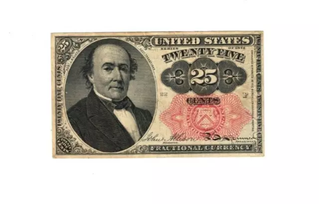 Fifth (5th) Issue 25 cent (25c) Fractional Currency Note
