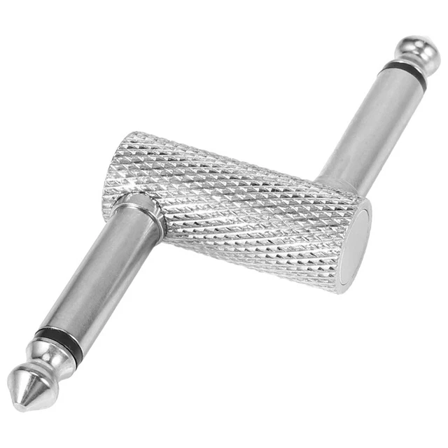 6.35 Adapter Plug Pedal Coupler Type Connector For Guitar Pedal 1/4 IncU8