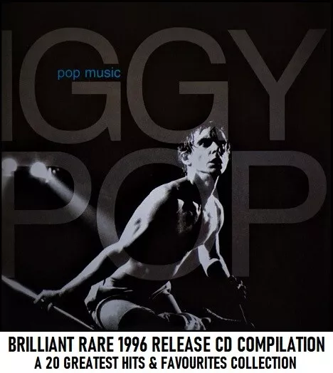 Iggy Pop - A Very Best Essential Greatest Hits Collection - 80's Rock CD Stooges