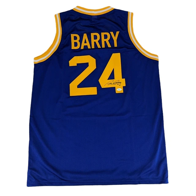 Rick Barry Autographed/Signed Jersey JSA COA Golden State Warriors St
