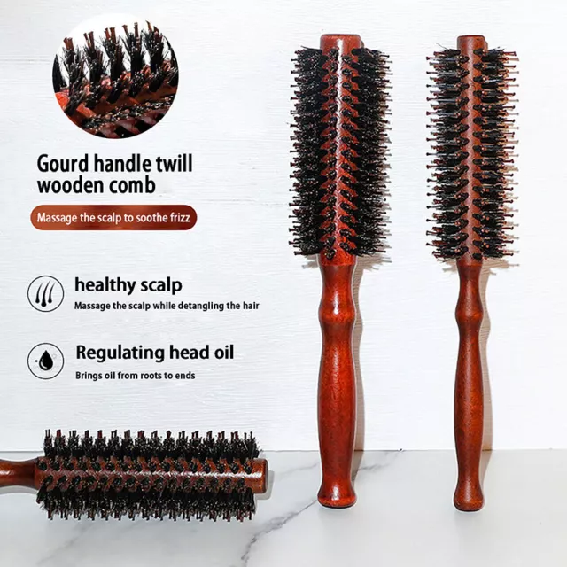 Round Hair Brush Boar Bristle Round Brush Hair Brush Styling Brush Tool
