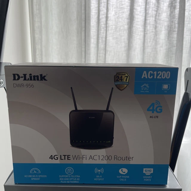 D-LINK DWR-956 4G LTE Wi-Fi AC1200 Router $58.88 - PicClick AU