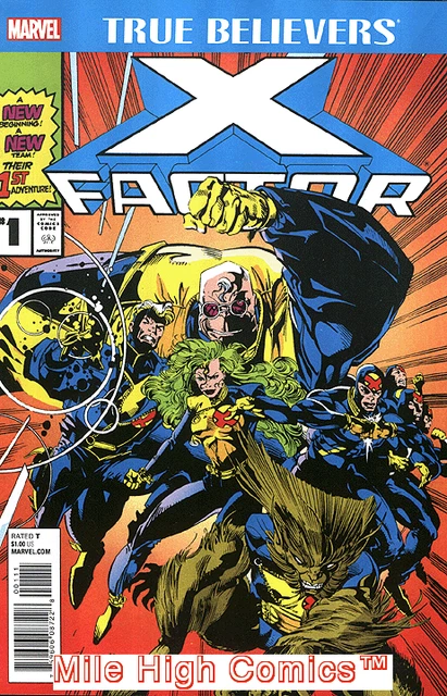 TRUE BELIEVERS: X-FACTOR - MUTANT GENESIS (2017 Series) #1 Near Mint Comics Book