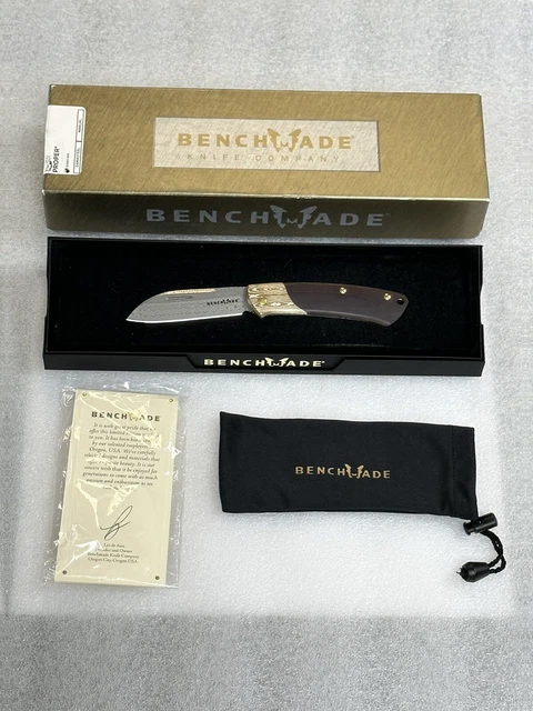 Benchmade 319-201 Proper Gold Class Damasteel Mokume Bolster Knife - #5 LE