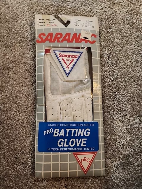 Saranac Youth Batting Glove- Left Hand Small