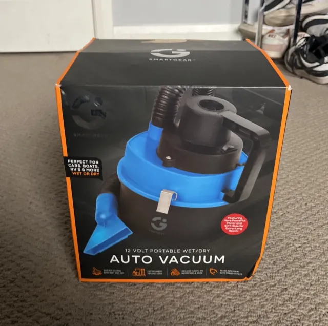 Car Vacuum -Smart Gear 12 Volt Portable Wet/Dry Auto, RV Vacuum - Unused