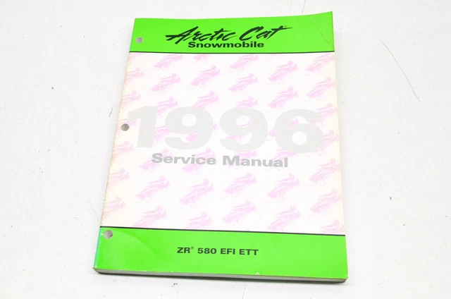 OEM Arctic Cat 2255-438 Service Manual 1996 ZR 580 EFI ETT