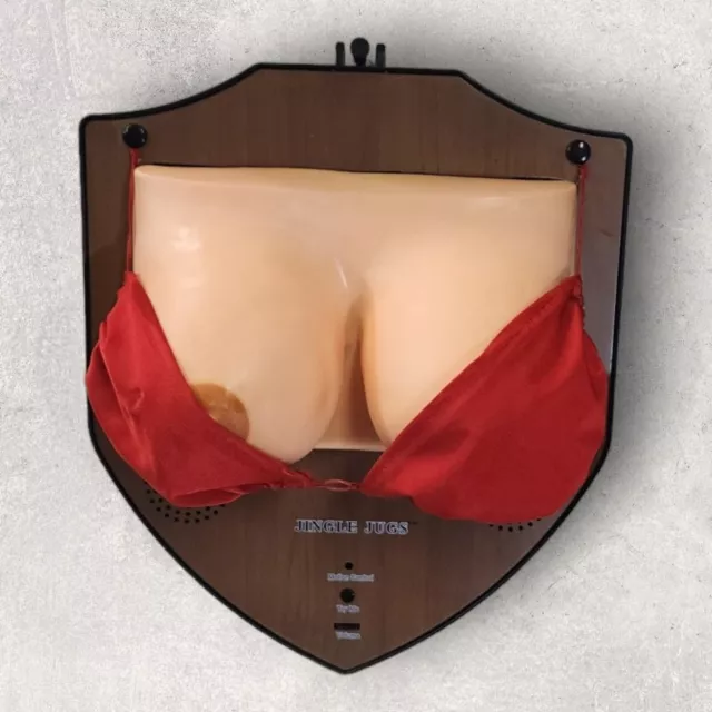 Jingle Jugs Titties & Beer Topless Breast Bikini 3D Trophy Rack Christmas Decor