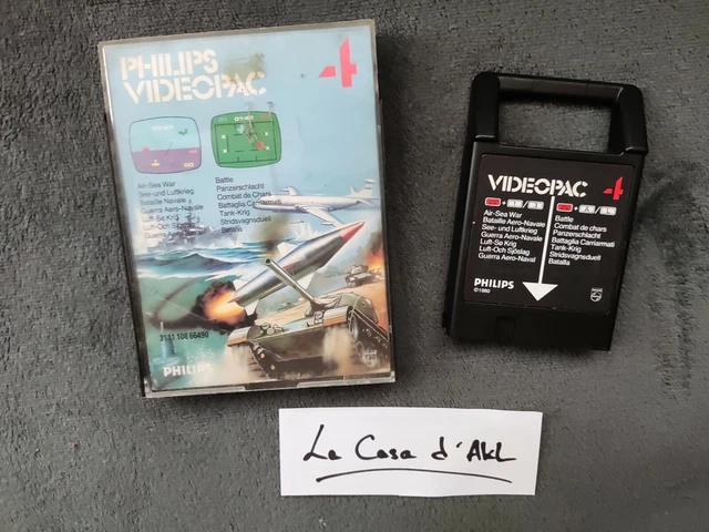 Jeu Vidéo Rétro Videopac / Odyssey 2 - Bataille Navale & Combat De Chars (Air-Sea War) - Bon état